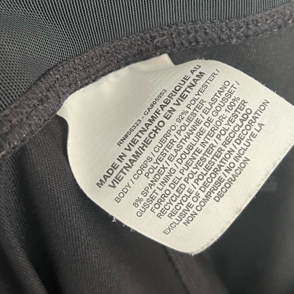 Nike Dri-Fit Womens Power Essential Running Crop Leggings Black Medium - Picture 11 of 12